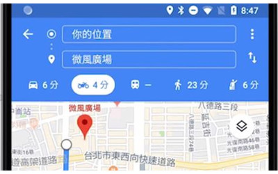 Google地圖更新功能「機車導航」，路痴免擔心誤上國道，一鍵即搞定