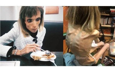 成年女子17KG被邀去演殭屍  厭食女上節目「十年來吃第一口飯」媽媽看哭了：妳很勇敢