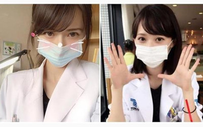 醫學院高材生口罩妹爆紅  清秀模樣「撞臉日本女神」網友全暴動：快治我的相思病